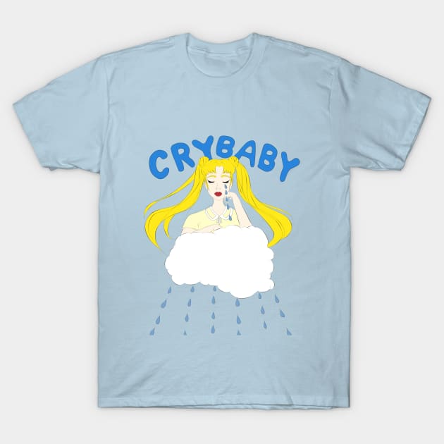 Sailor moon cry baby T-Shirt by extraterrestrialmak